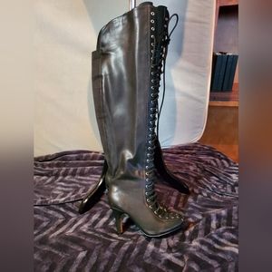 Thigh High Lace Up Boots